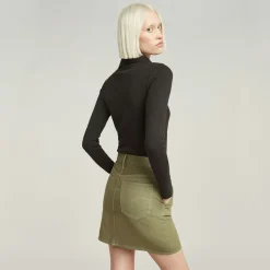 Viktoria Short Chino Skirt wmn ensis green gd