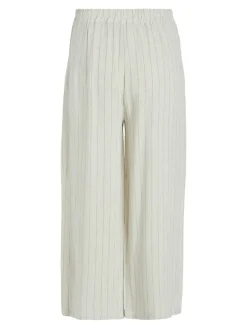 VIKULIA HW CROPPED PANTS natural melange