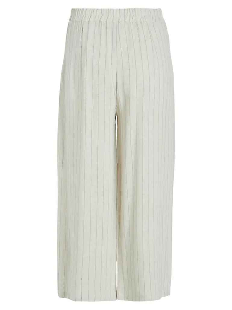 VIKULIA HW CROPPED PANTS natural melange
