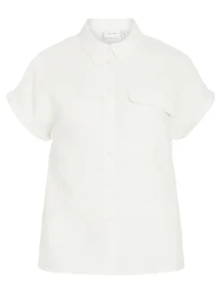VILANIA S/S SHIRT snow white