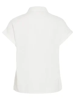 VILANIA S/S SHIRT snow white