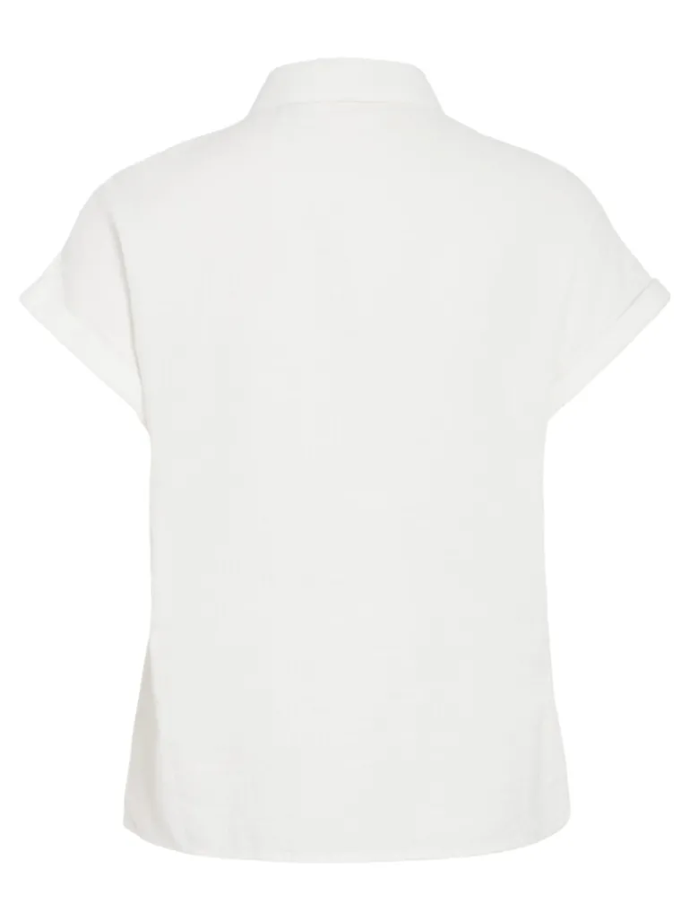 VILANIA S/S SHIRT snow white