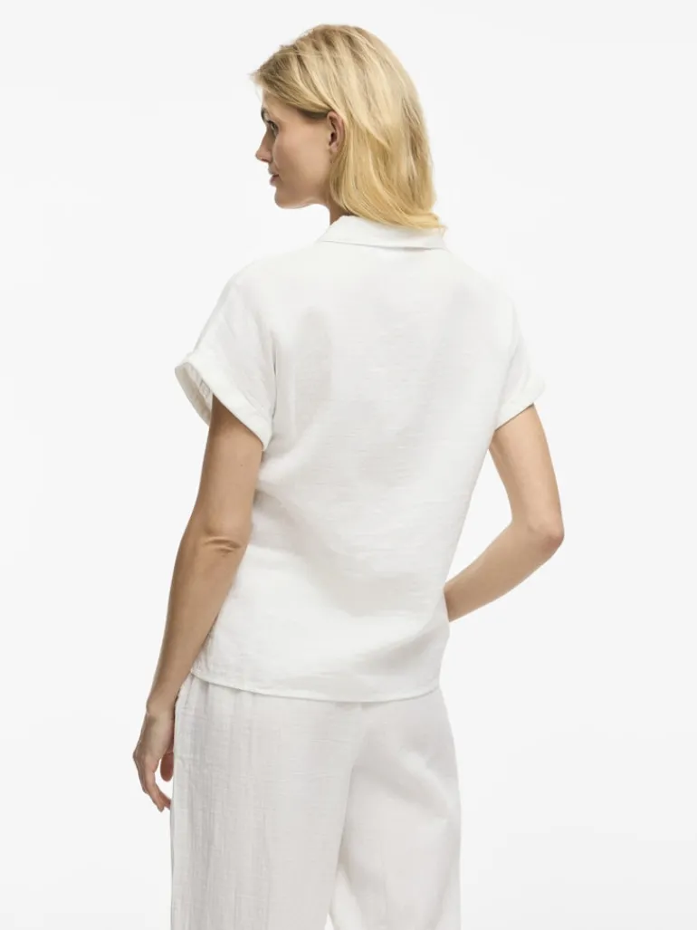VILANIA S/S SHIRT snow white