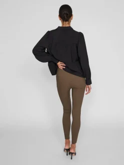 VILAURA LOU HW 7/8 LEGGINGS - NOOS crocodile