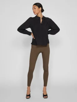 VILAURA LOU HW 7/8 LEGGINGS - NOOS crocodile