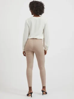 VILAURA LOU HW 7/8 LEGGINGS - NOOS cement