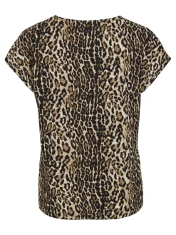 VILAYA S/S V-NECK TOP black