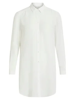 VILUCY BUTTON L/S TUNIC - NOOS snow white