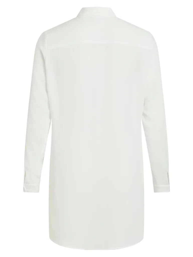 VILUCY BUTTON L/S TUNIC - NOOS snow white