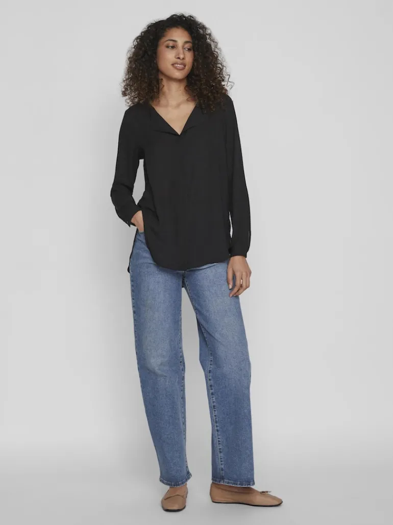 VILUCY L/S SHIRT - NOOS black