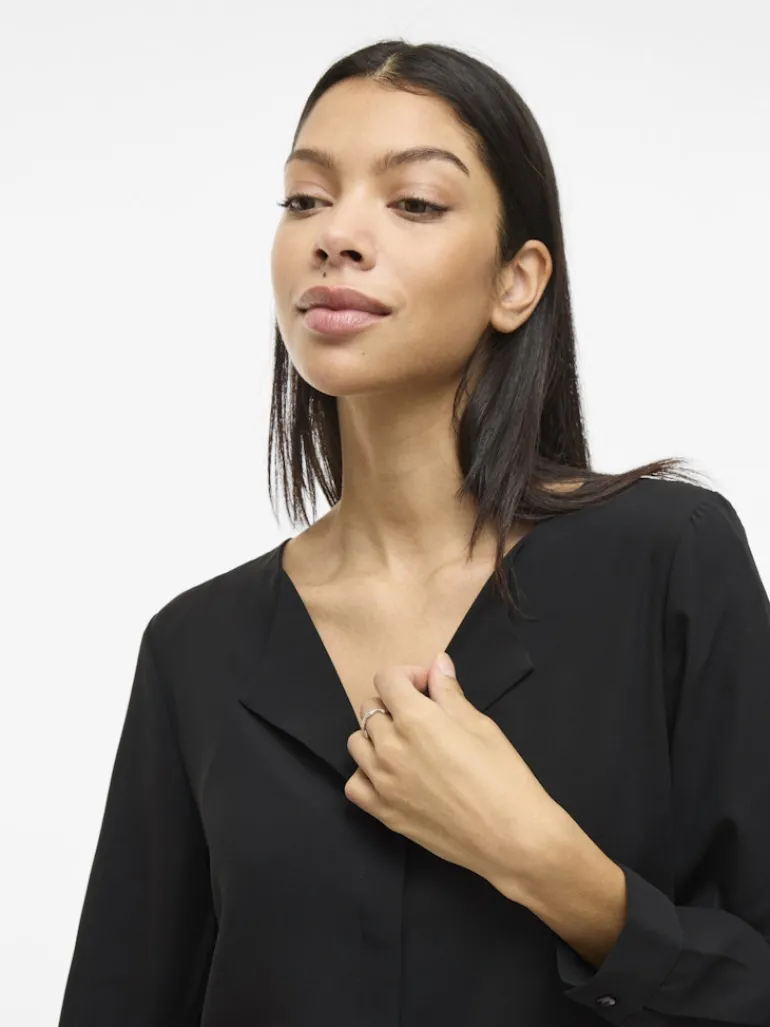 VILUCY L/S SHIRT - NOOS black