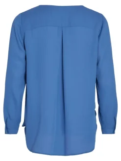 VILUCY L/S SHIRT - NOOS blau2