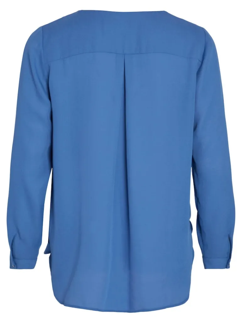 VILUCY L/S SHIRT - NOOS blau2