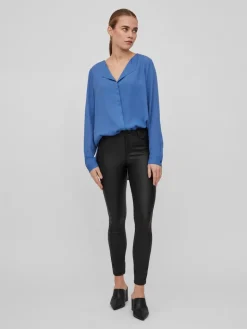VILUCY L/S SHIRT - NOOS blau2