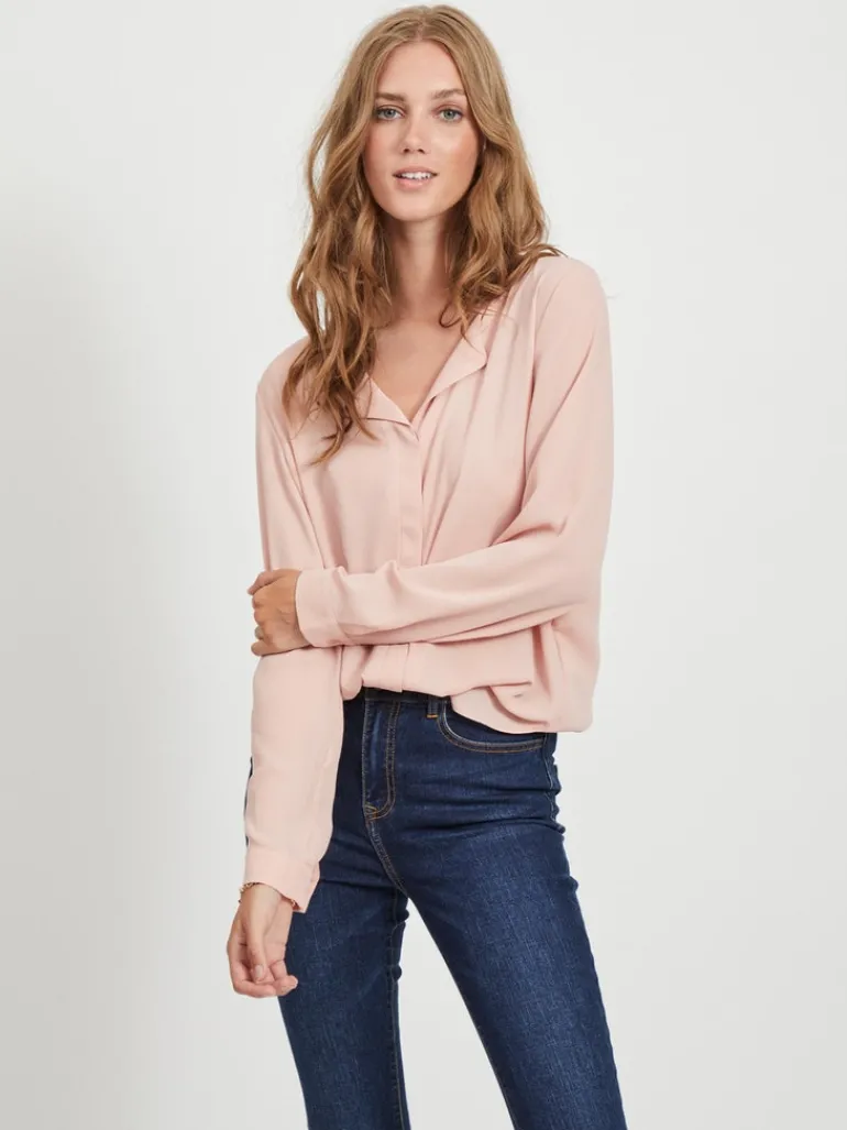 VILUCY L/S SHIRT - NOOS hellrosa1