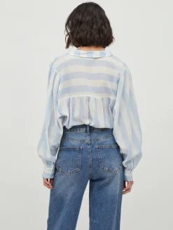 VILULLY L/S OVERSIZE SHIRT/VOL cloud dancer 4