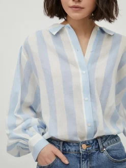 VILULLY L/S OVERSIZE SHIRT/VOL cloud dancer 4