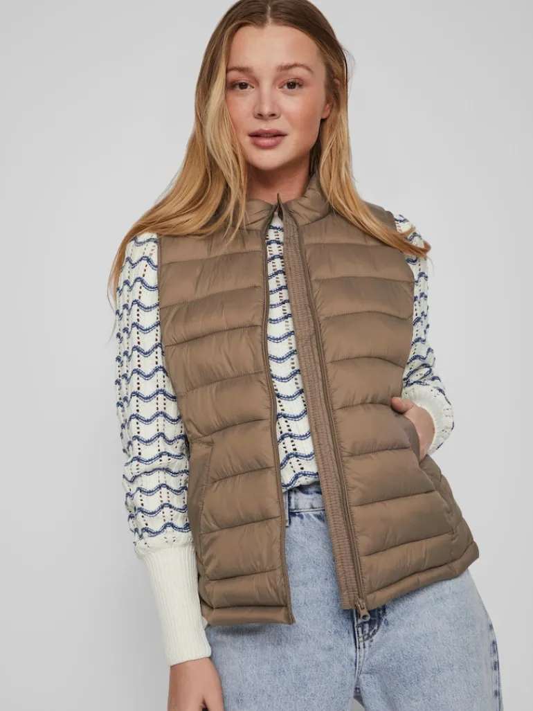 VIMINSK SHORT WAISTCOAT walnut