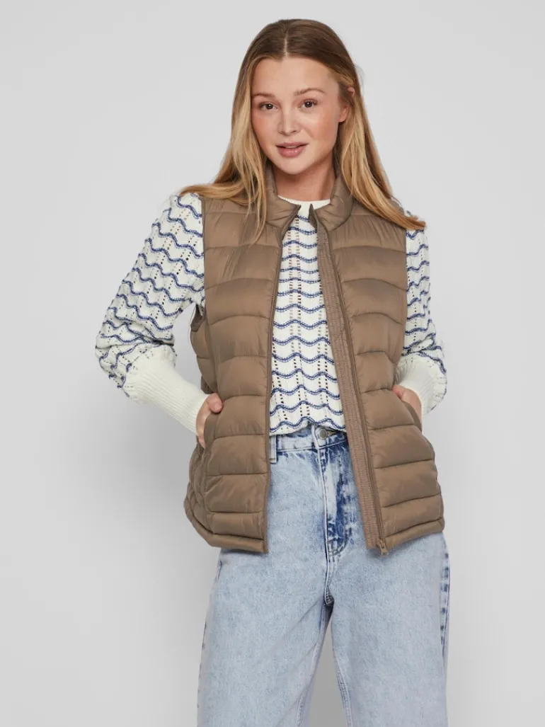 VIMINSK SHORT WAISTCOAT walnut