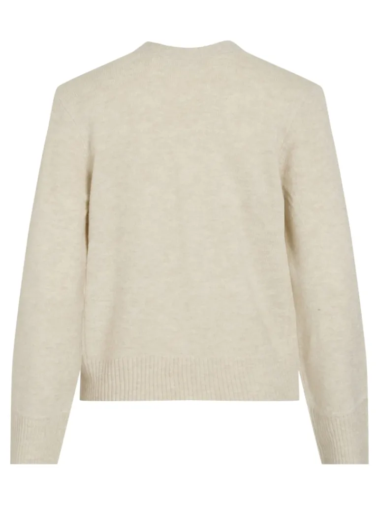 VIMIRAZ V-NECK L/S KNIT CARDIGAN/PB birch