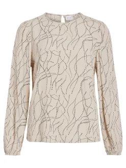 VIMIST L/S TOP /E feather gray