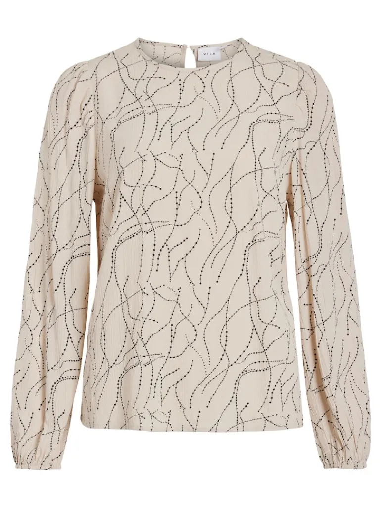 VIMIST L/S TOP /E feather gray