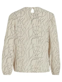VIMIST L/S TOP /E feather gray