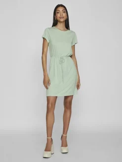 VIMOONEY S/S STRING DRESS /1/KA cameo green