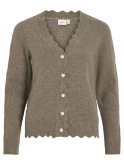 VINIKOLINA V-NECK L/S KNIT CARDIGAN falcon
