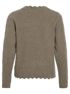 VINIKOLINA V-NECK L/S KNIT CARDIGAN falcon