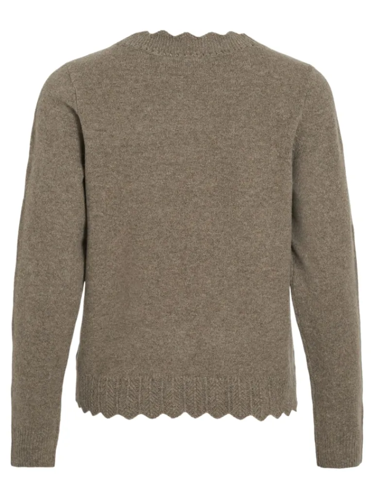 VINIKOLINA V-NECK L/S KNIT CARDIGAN falcon