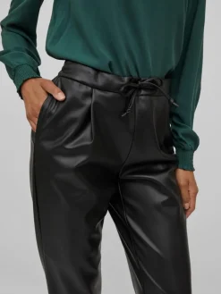 VINILLE RW COATED 7/8 PANTS - NOOS black