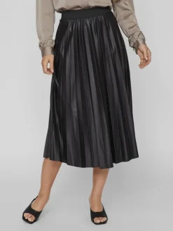 VINITBAN MIDI SKIRT - NOOS black