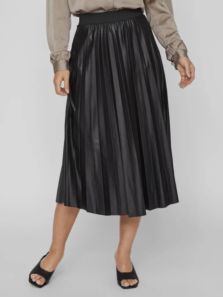 VINITBAN MIDI SKIRT - NOOS black