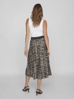VINITBAN PRINT MIDI SKIRT - NOOS black1