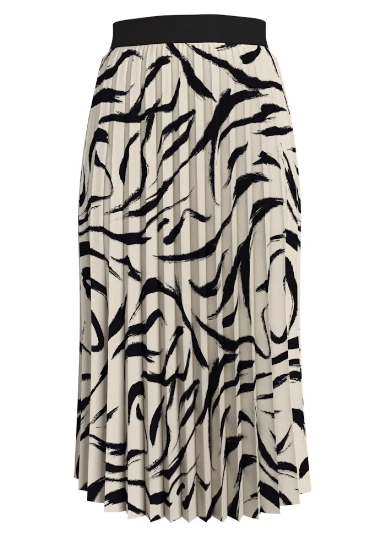 VINITBAN PRINT MIDI SKIRT - NOOS birch6