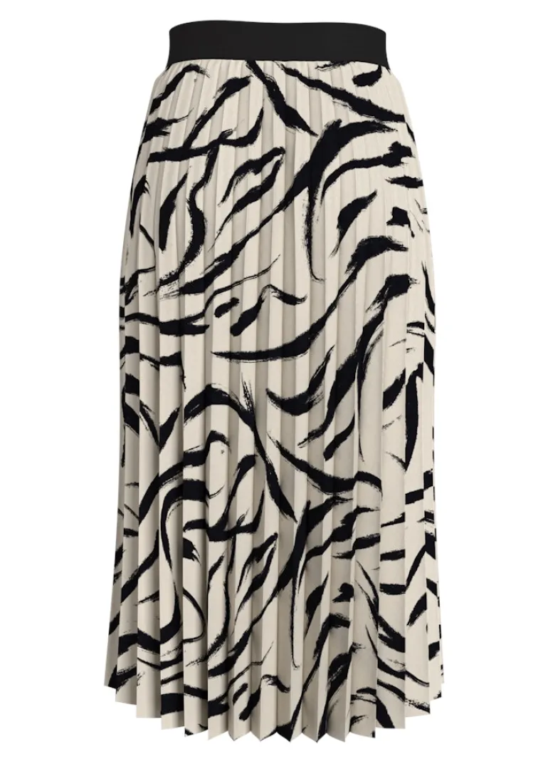 VINITBAN PRINT MIDI SKIRT - NOOS birch6