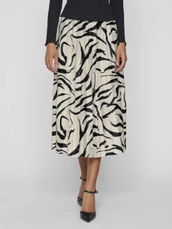 VINITBAN PRINT MIDI SKIRT - NOOS birch6