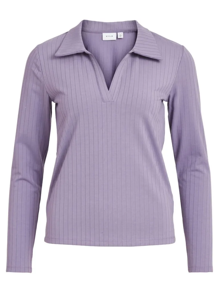 VINOBELLA L/S POLO SHIRT portabella