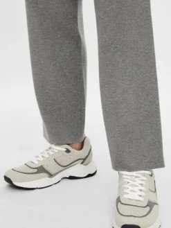VIOLIVIE RW 7/8 KNIT PANT/SU medium grey melange