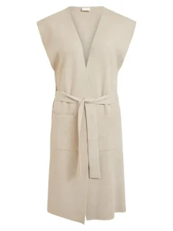 VIOLIVIE S/L KNIT VEST/SU natural melange