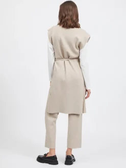 VIOLIVIE S/L KNIT VEST/SU natural melange