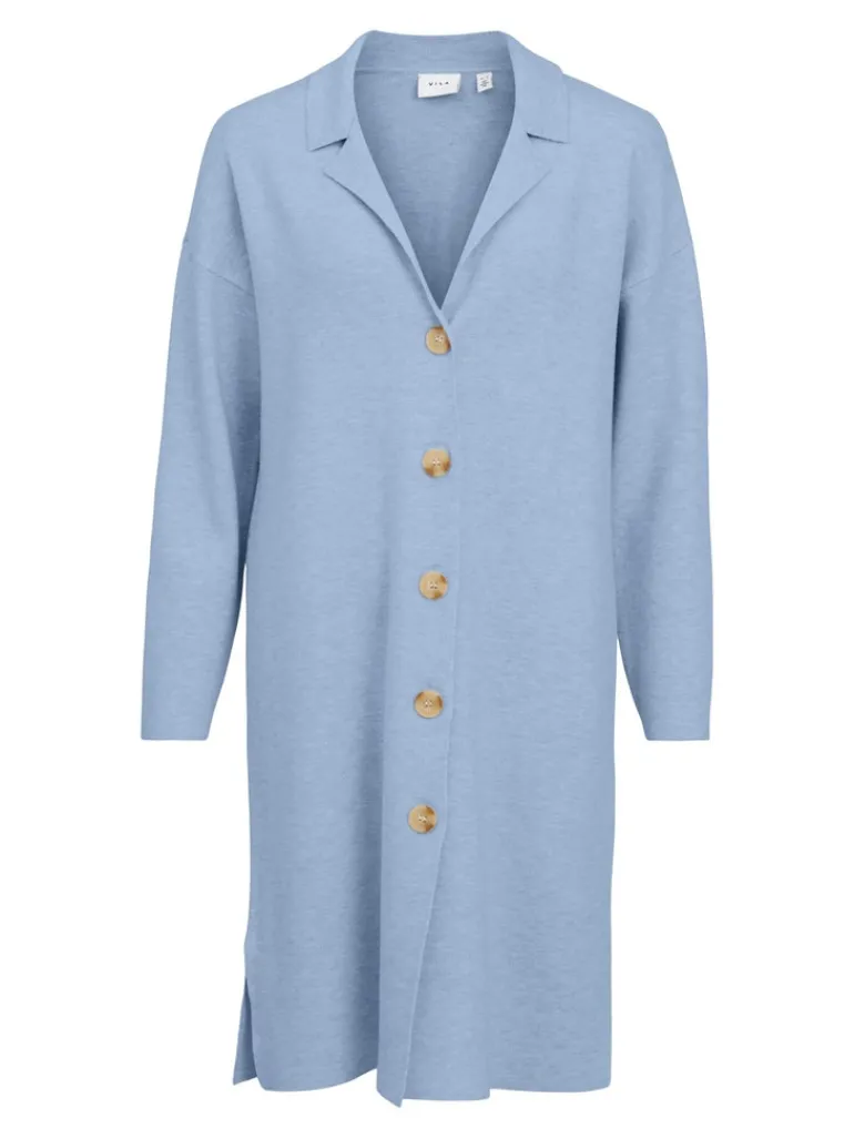 VIOLIVINJA L/S LONG KNIT COATIGAN/SU kentucky blue