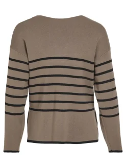 VIOSTRIA V-NECK L/S REV TOP-NOOS fossil