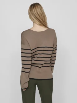 VIOSTRIA V-NECK L/S REV TOP-NOOS fossil