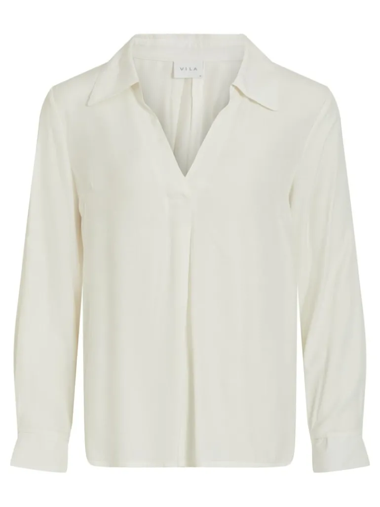 VIPALLI L/S TOP/PB whisper white
