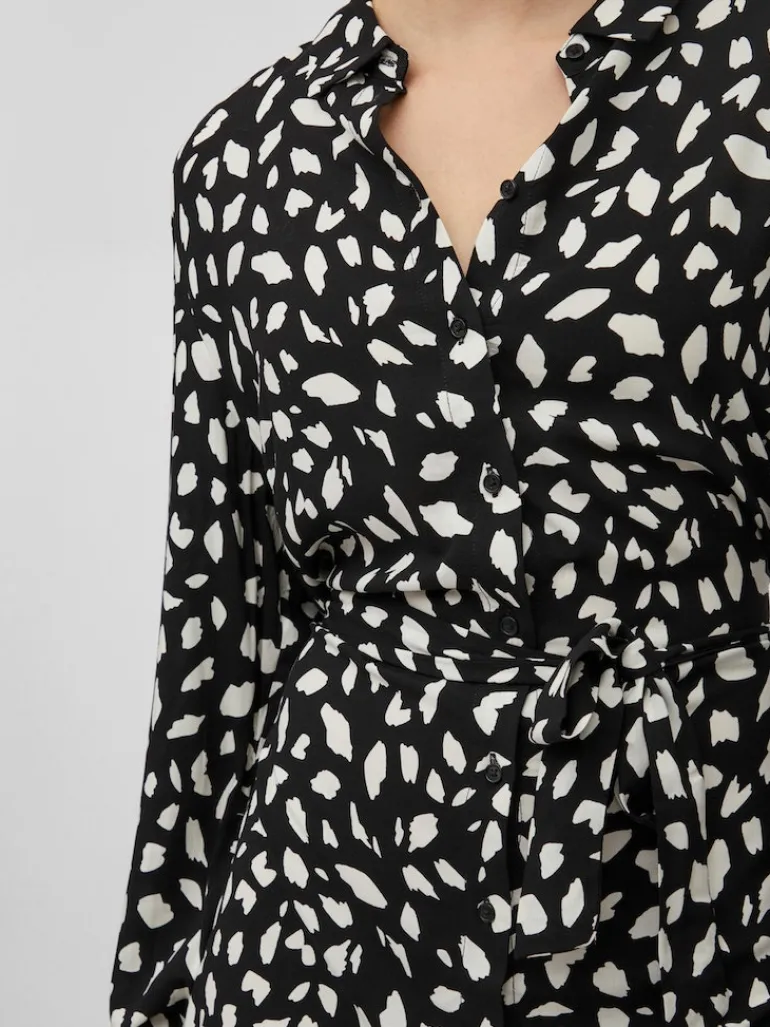VIPAYA L/S SHIRT DRESS - NOOS black2