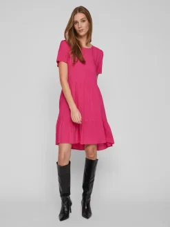 VIPAYA S/S DRESS pink yarrow