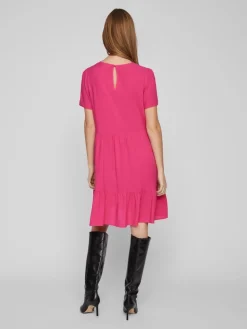 VIPAYA S/S DRESS pink yarrow