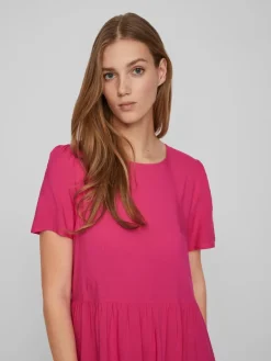 VIPAYA S/S DRESS pink yarrow